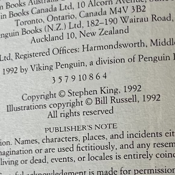 Gerald's Game by Stephen King 1992 Hardcover and dust jacket Publisher Viking - Picture 10 of 12